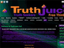 Tablet Screenshot of hull.truthjuice.co.uk